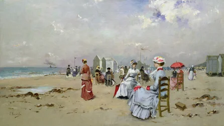 The Beach at Trouville